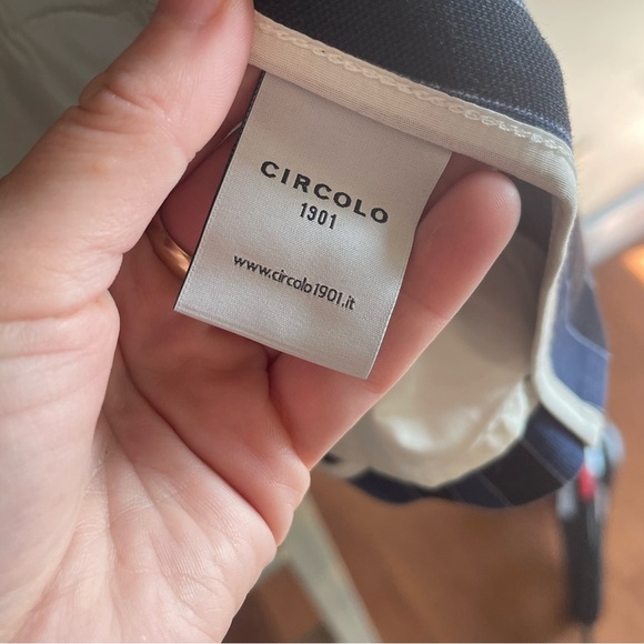 Circolo 1901 Blue Striped cotton Blazer - Picture 6 of 9